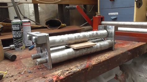 homemade sheet metal roller plans|homemade sheet metal rolling machine.